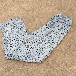 Pixielane size 9/10 Smiley Face Pajama Pants NWOT